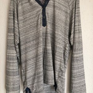 Foreign Exchange Long Sleeve Stretch Hoodie Shirt